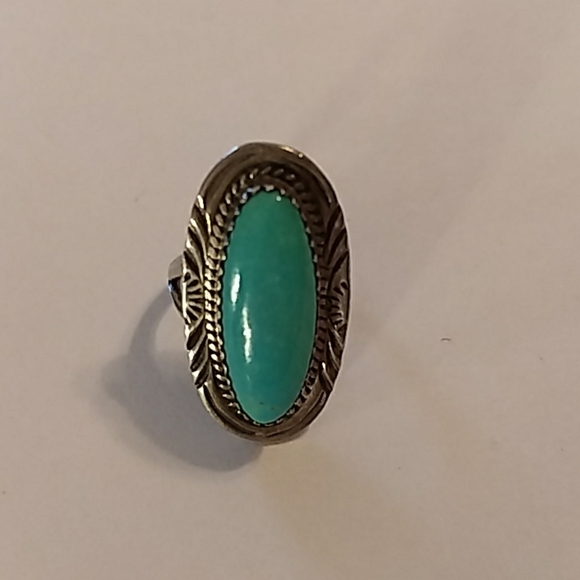 REAL TURQUOISE Jewelry - ⌛MKDN! GENUINE TURQUOISE & Sterling Silver Ring